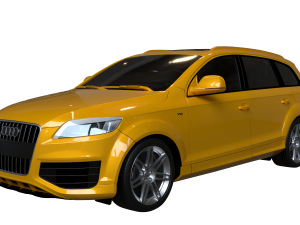 2009 Audi Q7 V12 TDI 3D 모델