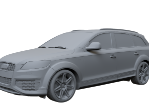 2009 Audi Q7 V12 TDI 3D 모델