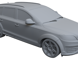 2009 Audi Q7 V12 TDI 3D 모델