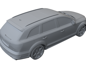2009 Audi Q7 V12 TDI 3D 모델