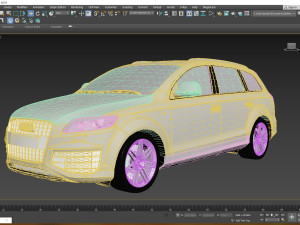 2009 Audi Q7 V12 TDI 3D 모델