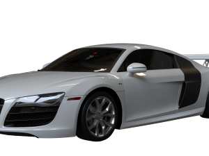2010 Audi R8 52 FSI quattro 3D 모델