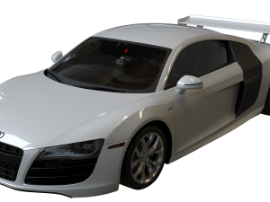 2010 Audi R8 52 FSI quattro 3D 모델