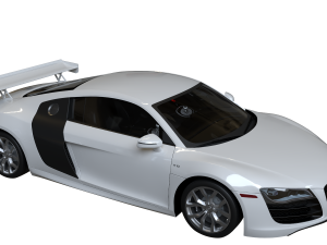 2010 Audi R8 52 FSI quattro 3D 모델