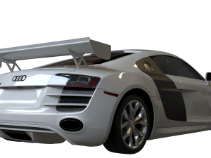 2010 Audi R8 52 FSI quattro 3D 모델