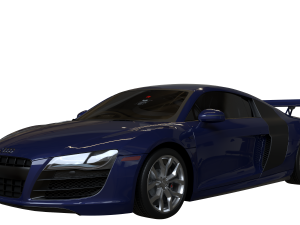2010 Audi R8 52 FSI quattro 3D 모델