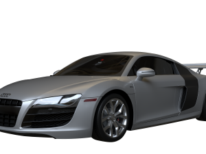 2010 Audi R8 52 FSI quattro 3D 모델