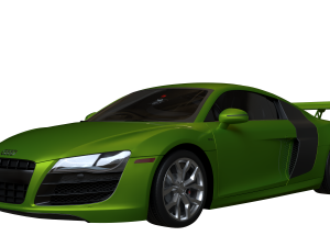 2010 Audi R8 52 FSI quattro 3D 모델