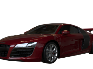 2010 Audi R8 52 FSI quattro 3D 모델