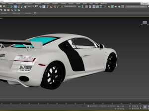 2010 Audi R8 52 FSI quattro 3D 모델