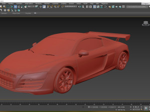 2010 Audi R8 52 FSI quattro 3D 모델