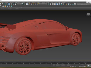2010 Audi R8 52 FSI quattro 3D 모델