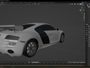 2010 Audi R8 52 FSI quattro 3D 모델