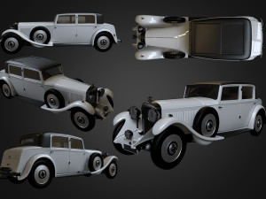1931 Bentley 8 Litre Model 3D