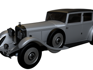 1931 Bentley 8 Litre Model 3D
