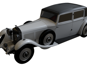 1931 Bentley 8 Litre Model 3D