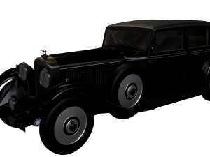 1931 Bentley 8 Litre Model 3D