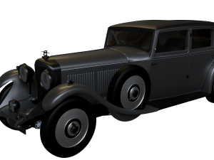 1931 Bentley 8 Litre Model 3D