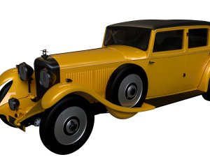 1931 Bentley 8 Litre Model 3D