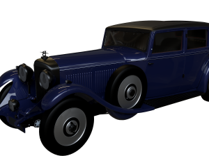 1931 Bentley 8 Litre Model 3D
