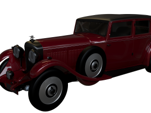 1931 Bentley 8 Litre Model 3D