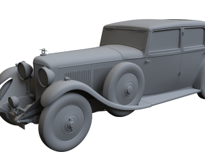 1931 Bentley 8 Litre Model 3D