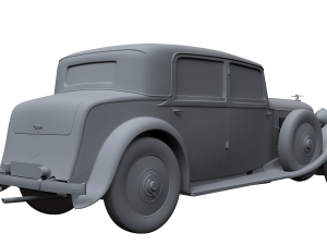 1931 Bentley 8 Litre Model 3D