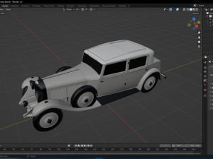 1931 Bentley 8 Litre Model 3D