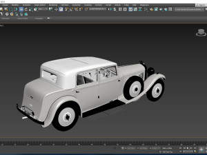 1931 Bentley 8 Litre Model 3D