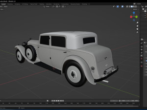 1931 Bentley 8 Litre Model 3D