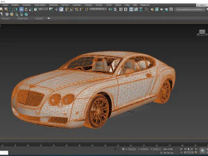 2004BentleyContinental 3D Model