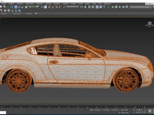2004BentleyContinental 3D Model