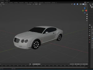 2004BentleyContinental 3D Model