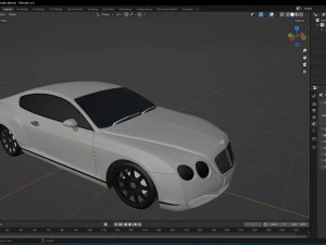 2004BentleyContinental 3D Model