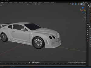2011BentleyContinental 3D Model