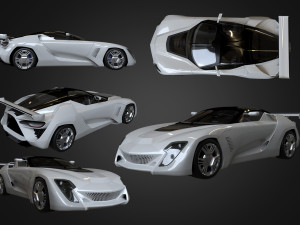2010 Bertone Mantide Model 3D