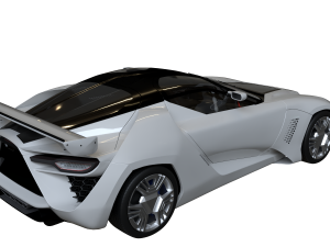 2010 Bertone Mantide Model 3D