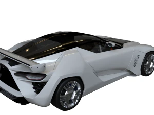 2010 Bertone Mantide 3D Model