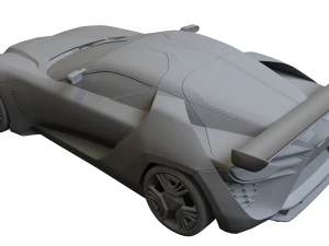 2010 Bertone Mantide 3D Model