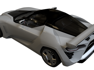 2010 Bertone Mantide Model 3D