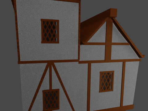 3d medieval village house 3D Model