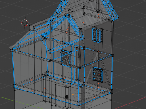 3d medieval village house 3D Model