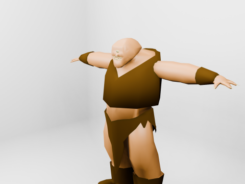 Low Poly Cyclop Model 3D