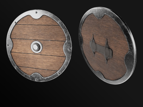 High Quality Medieval Shield 4K 3Dモデル