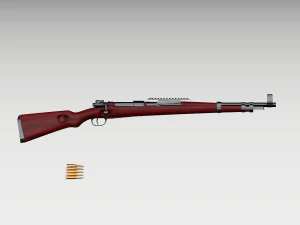 Karabiner 98 kurz Kar98K 3D Modell