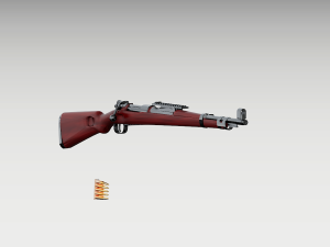 Karabiner98 kruz Kar98K Modello 3D