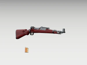 Karabiner98 kruz Kar98K 3D Model