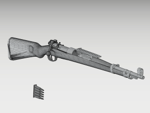 Karabiner98 kruz Kar98K Modello 3D