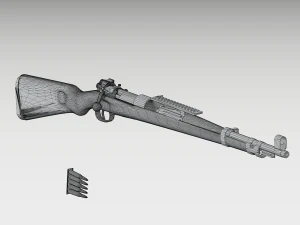 Karabiner98 kruz Kar98K 3D Model