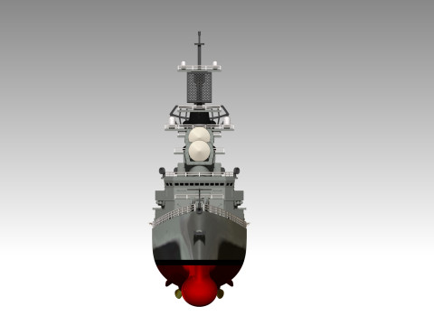 USS Belknap CG-26 3D Принт Модель